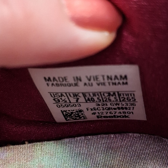 Reebok Maroon and Navy Sneakers - Picture 10 of 13